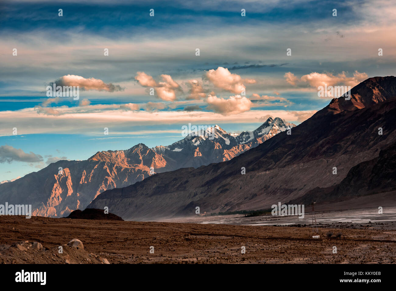 the beauty of Ladakh, India Stock Photo