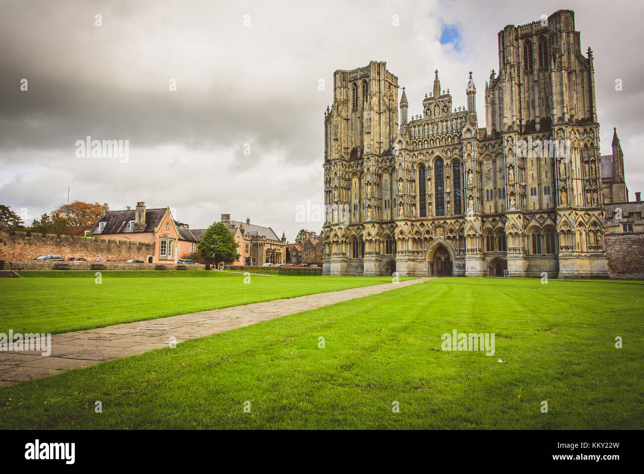 Wells Cathedral, somerset, UK Stock Photo