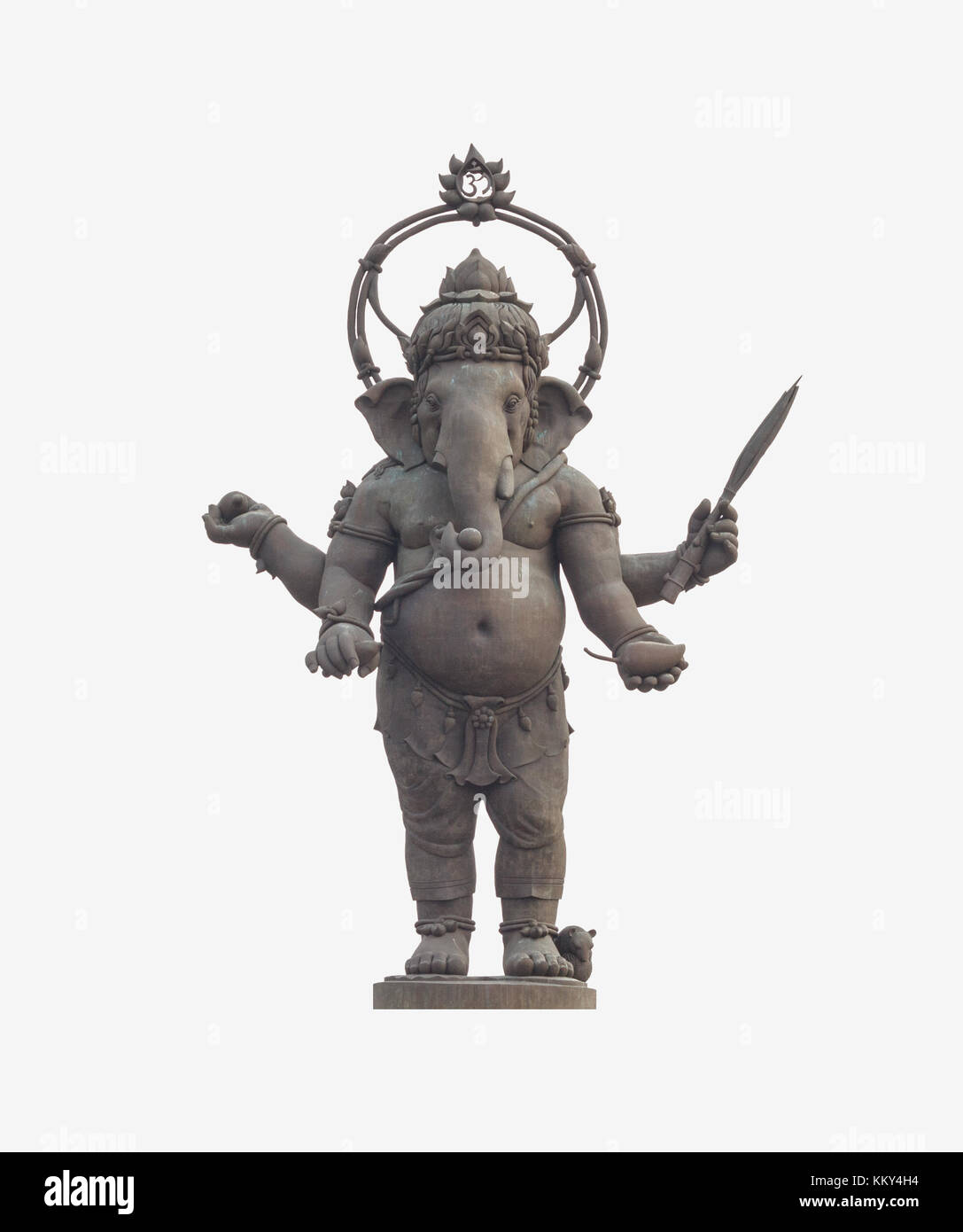 Standing Ganesha statue, ganesh is hindu god god of Success Stock Photo