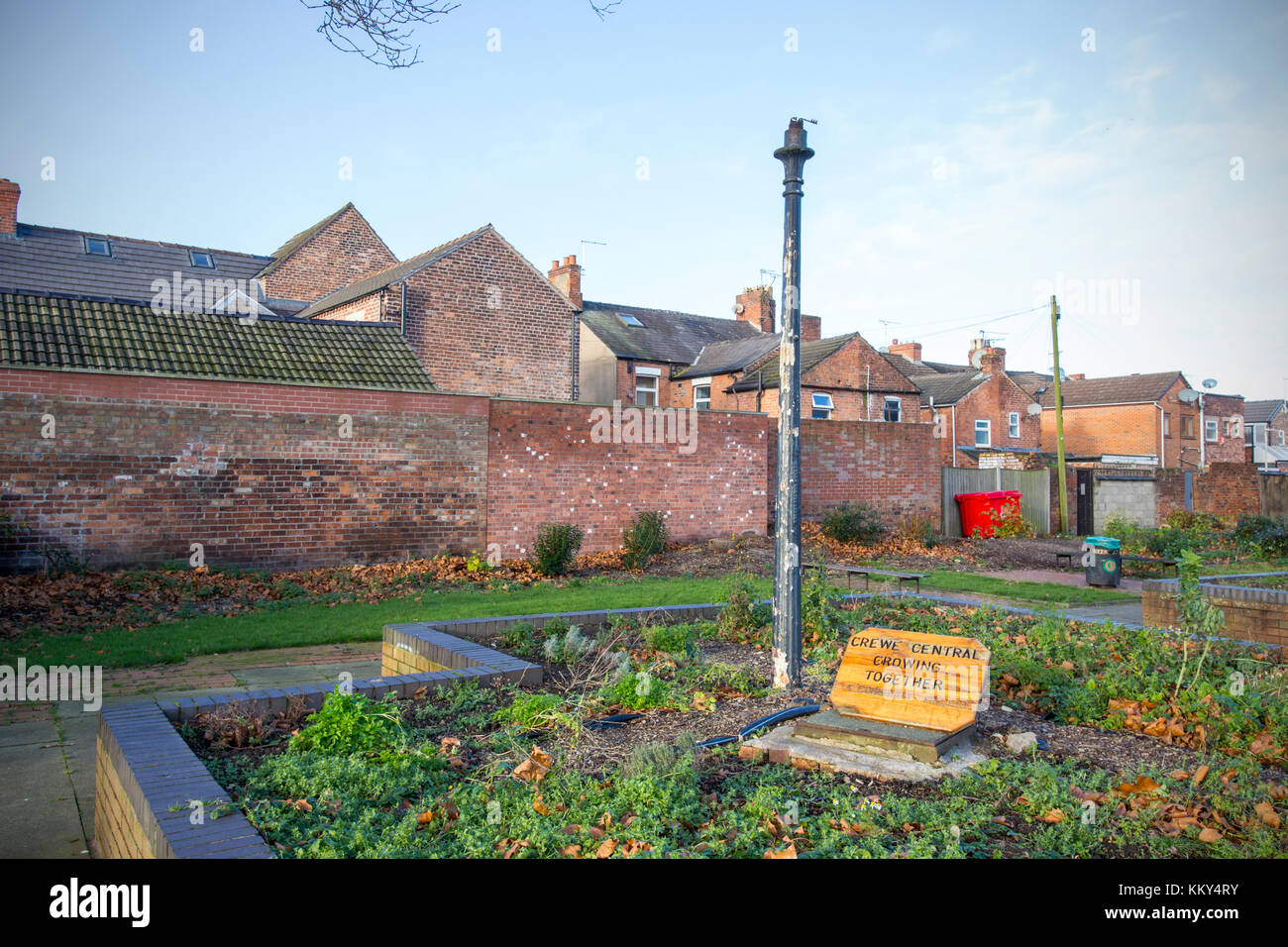 Crewe Central Growing Together, community garden project in town centre