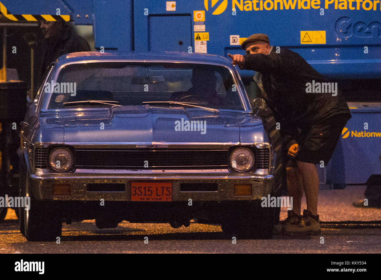 Barrowlands Market is transported into New York for the filming of 'Melrose' with Benedict Cumberbatch.  Featuring: Atmosphere Where: Glasgow, United Kingdom When: 01 Nov 2017 Credit: WENN.com Stock Photo