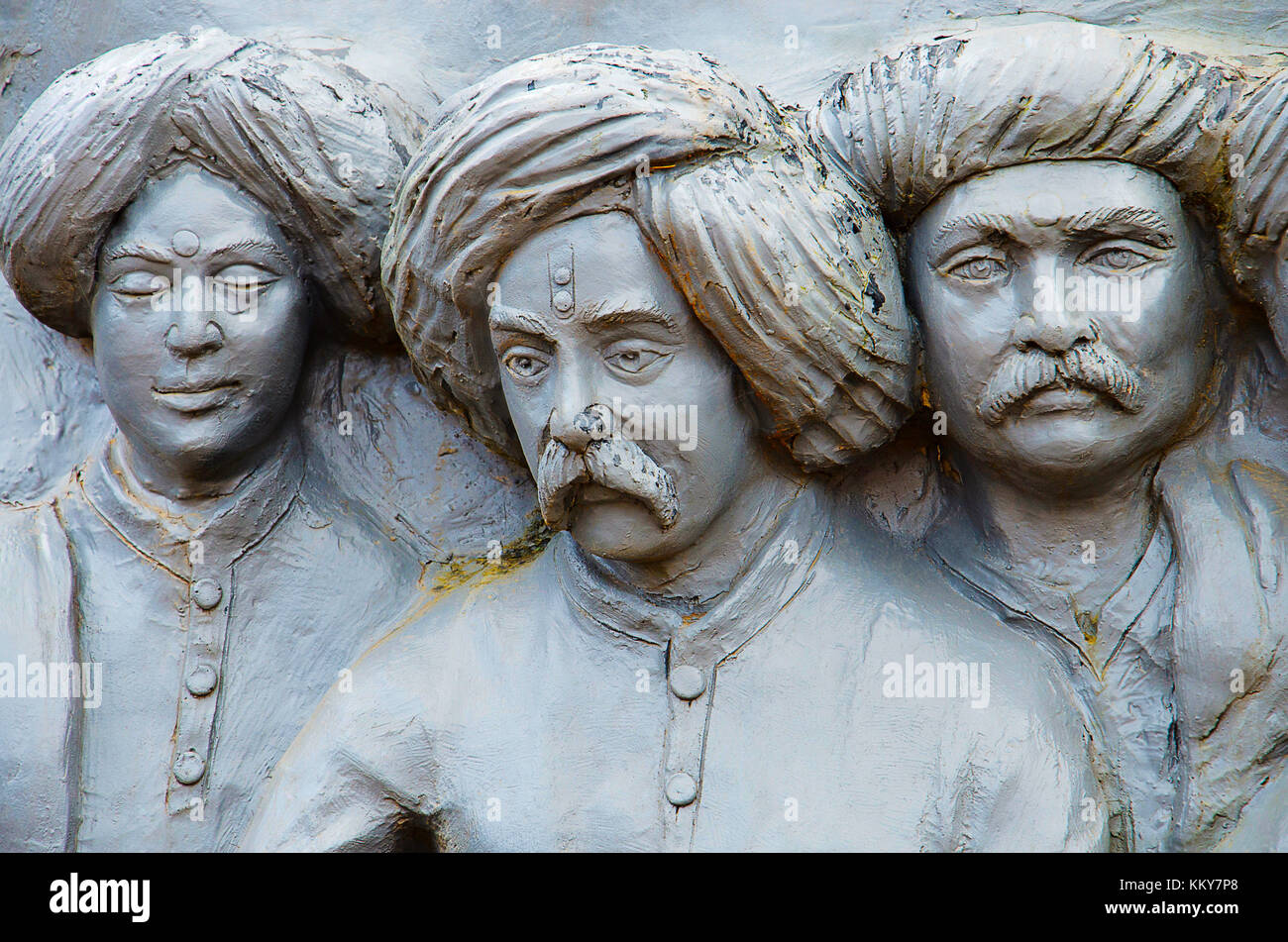 Replica of saints of Maharashtra, Situated at Sant Darshan Museum, Hadashi, Maharashtra, India Stock Photo