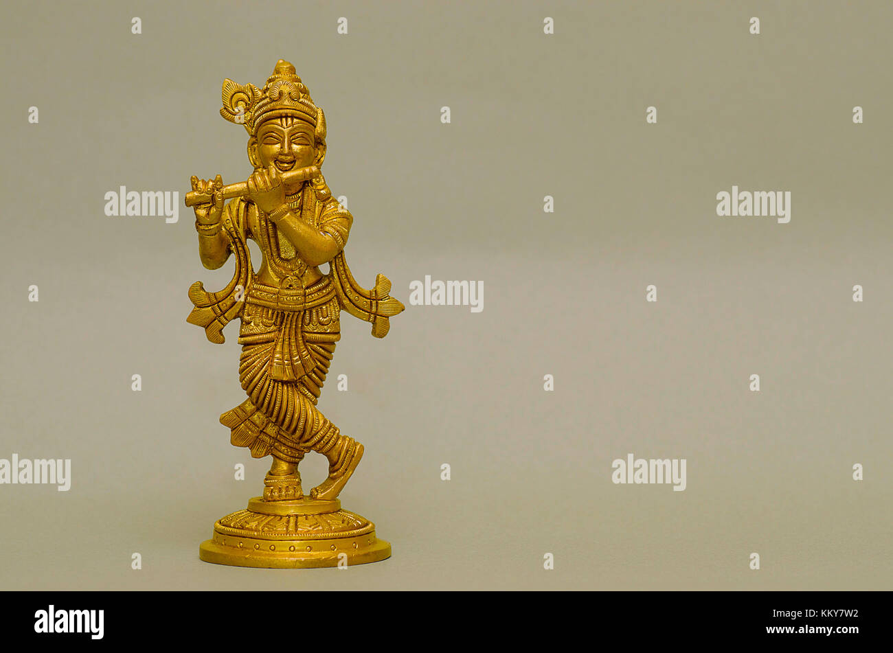 An idol of Lord Krishna, Pune, Maharashtra, India Stock Photo