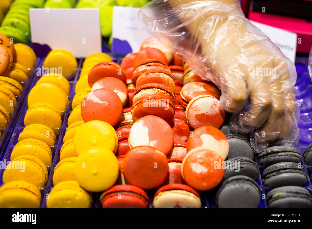 Circular cake macaron or macaroon is a sweet meringuebased confection