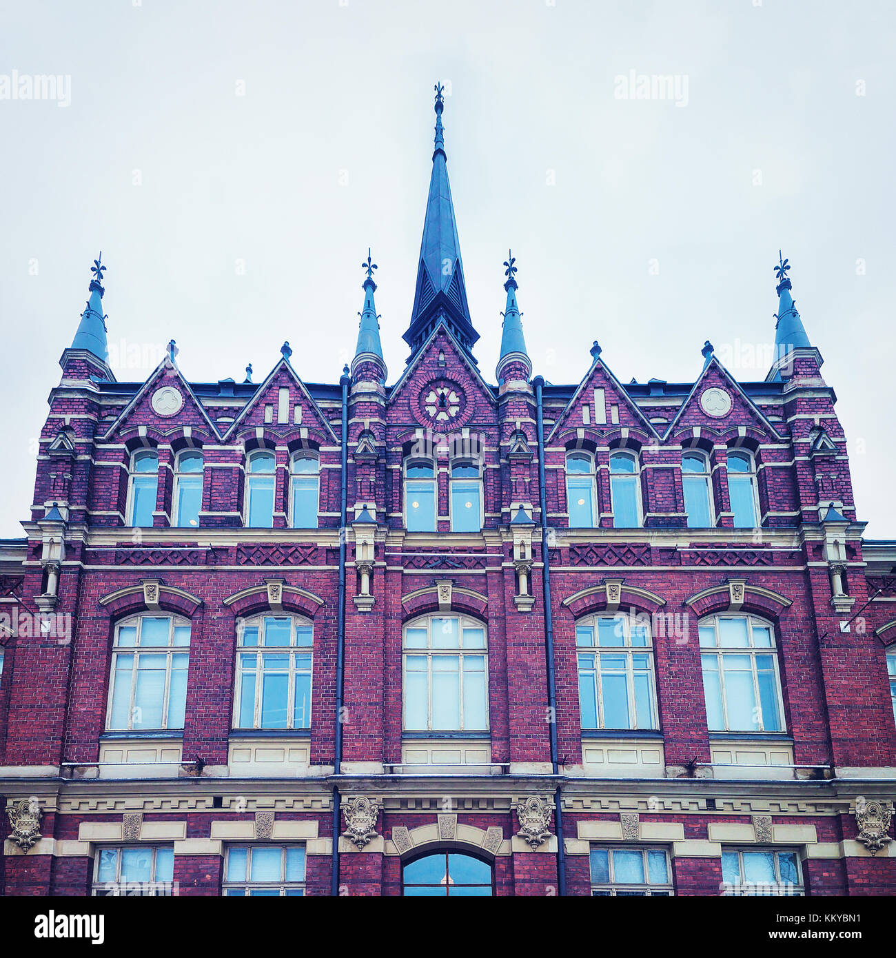 Museum of Design in Helsinki, Finland in winter Stock Photo