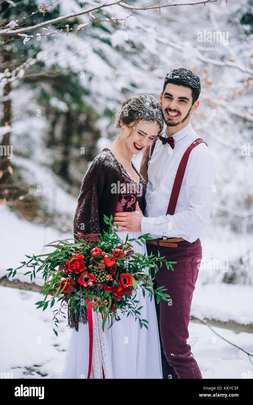 burgundy bride