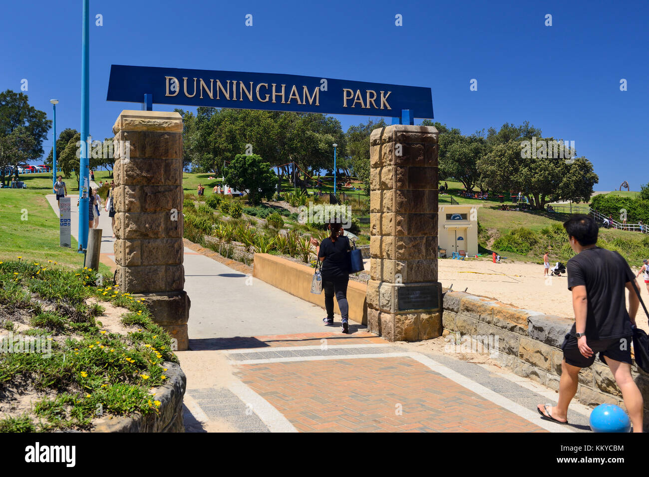 Entrance to Dunningham Park at Coogee Beach, Coogee, an eastern suburb of Sydney, New South