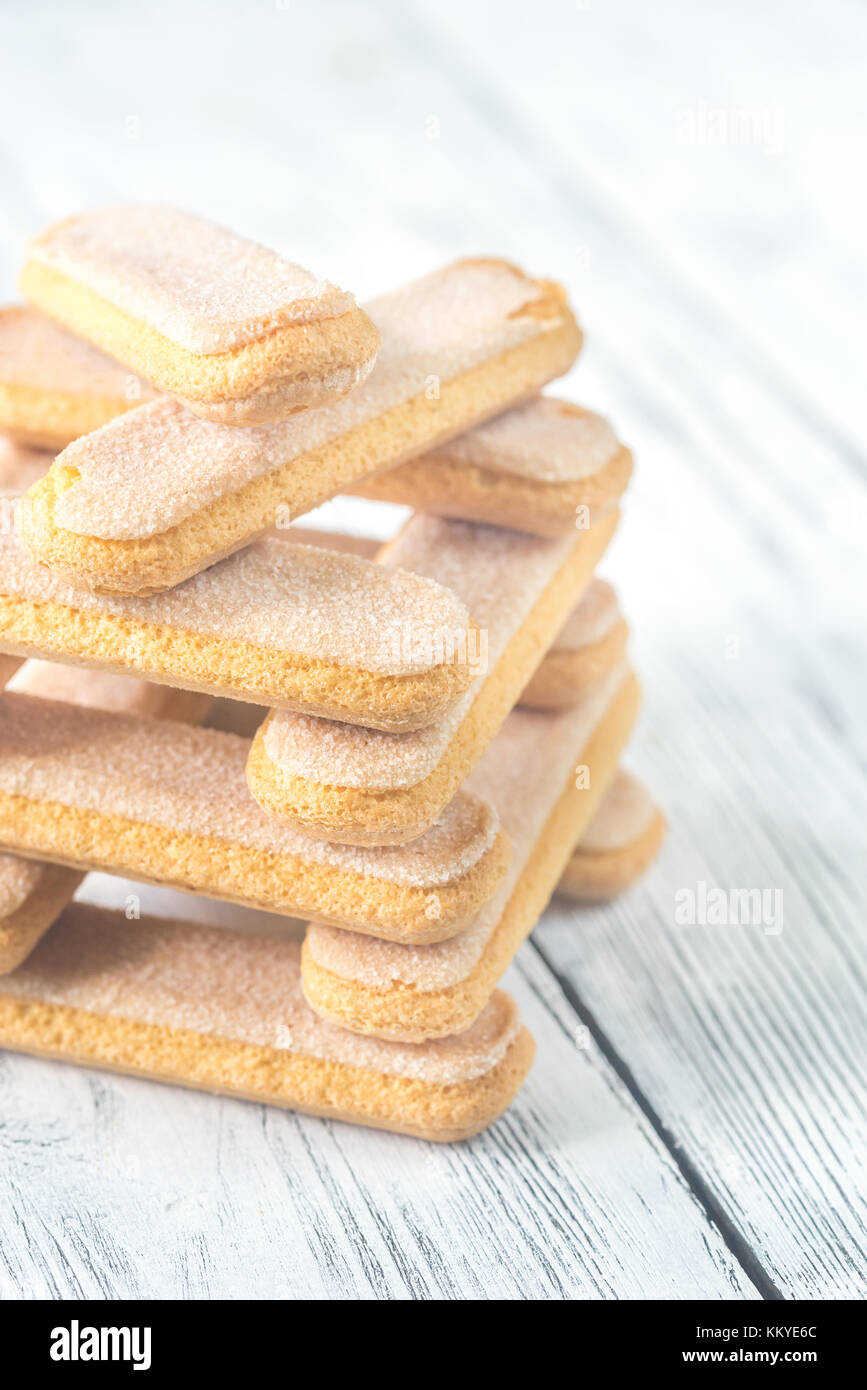 Ladyfinger biscuits (savoiardi Stock Photo Alamy