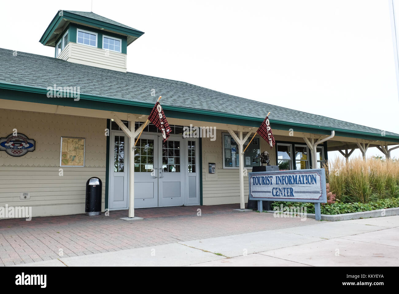 Visitor center in Bemidji, Minnesota, USA Stock Photo Alamy