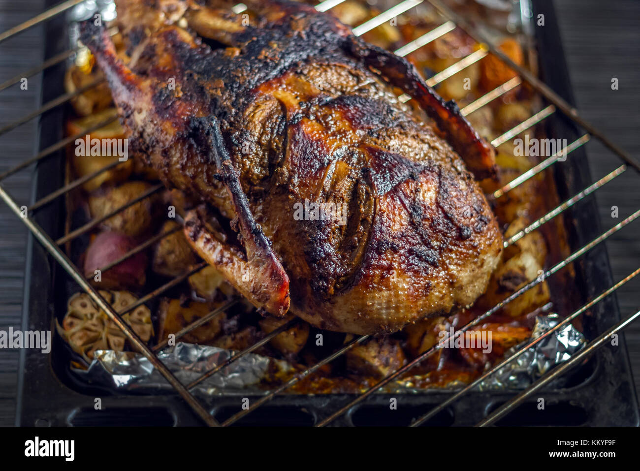 Grill duck hi-res stock photography and images - Alamy