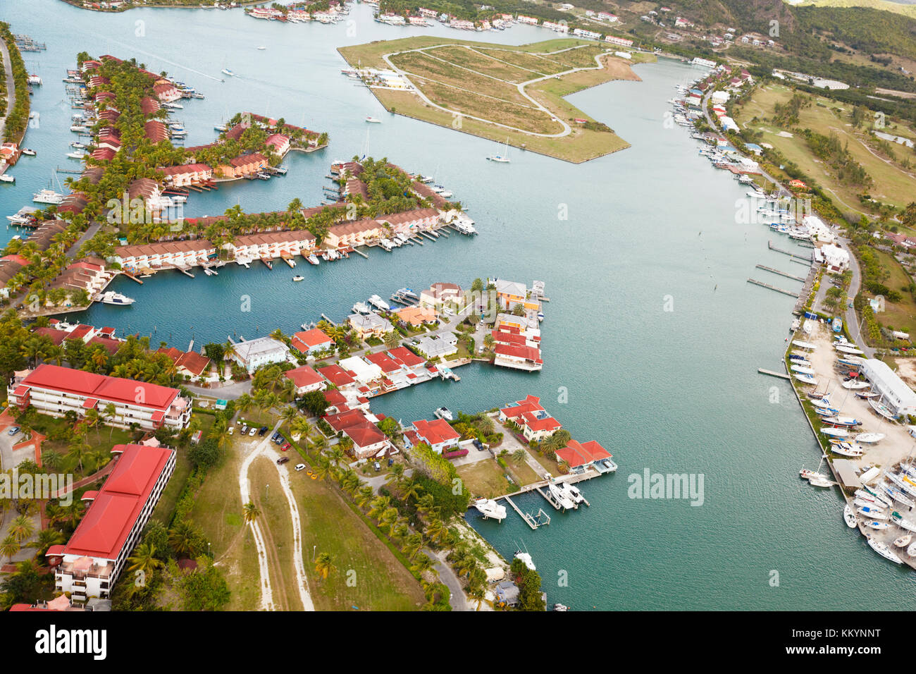 Aerial view of antigua hires stock photography and images Alamy