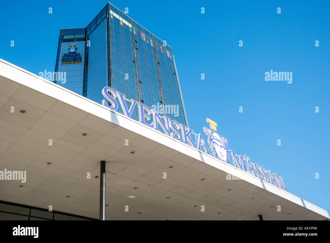 Entrance to Svenska Mässan - the Swedish Exhibition and Congress Center ...