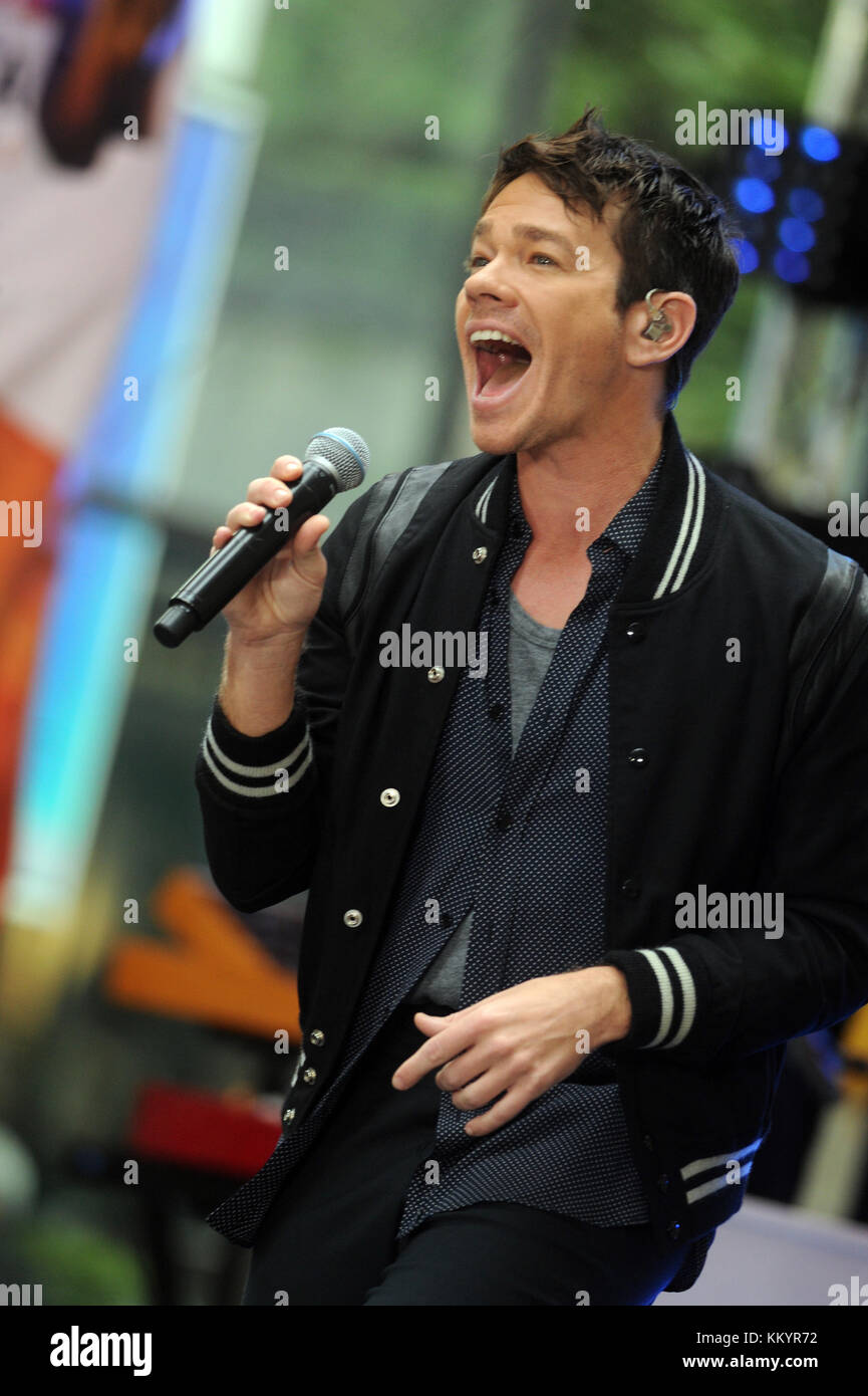 NEW YORK, NY - JUNE 19: Nate Ruess performs on NBC's 'Today' at ...