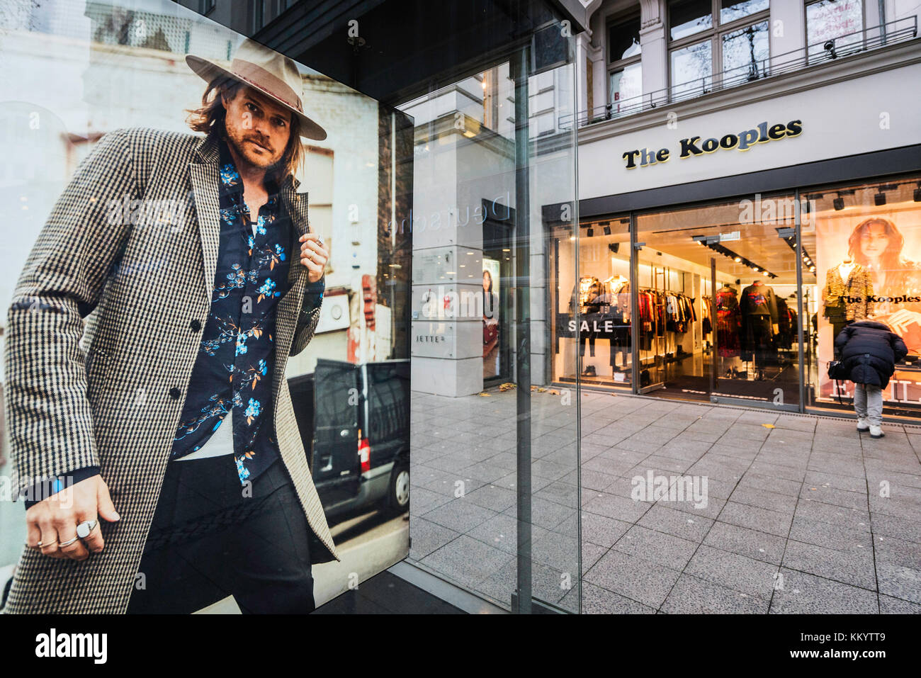 The Kooples store on famous Kurfurstendamm shopping street in Berlin, Germany. Stock Photo