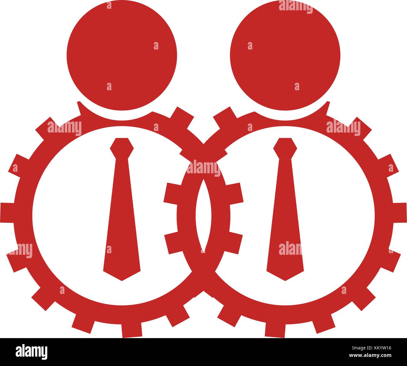 Abstract teamwork icon Stock Vector Image & Art - Alamy