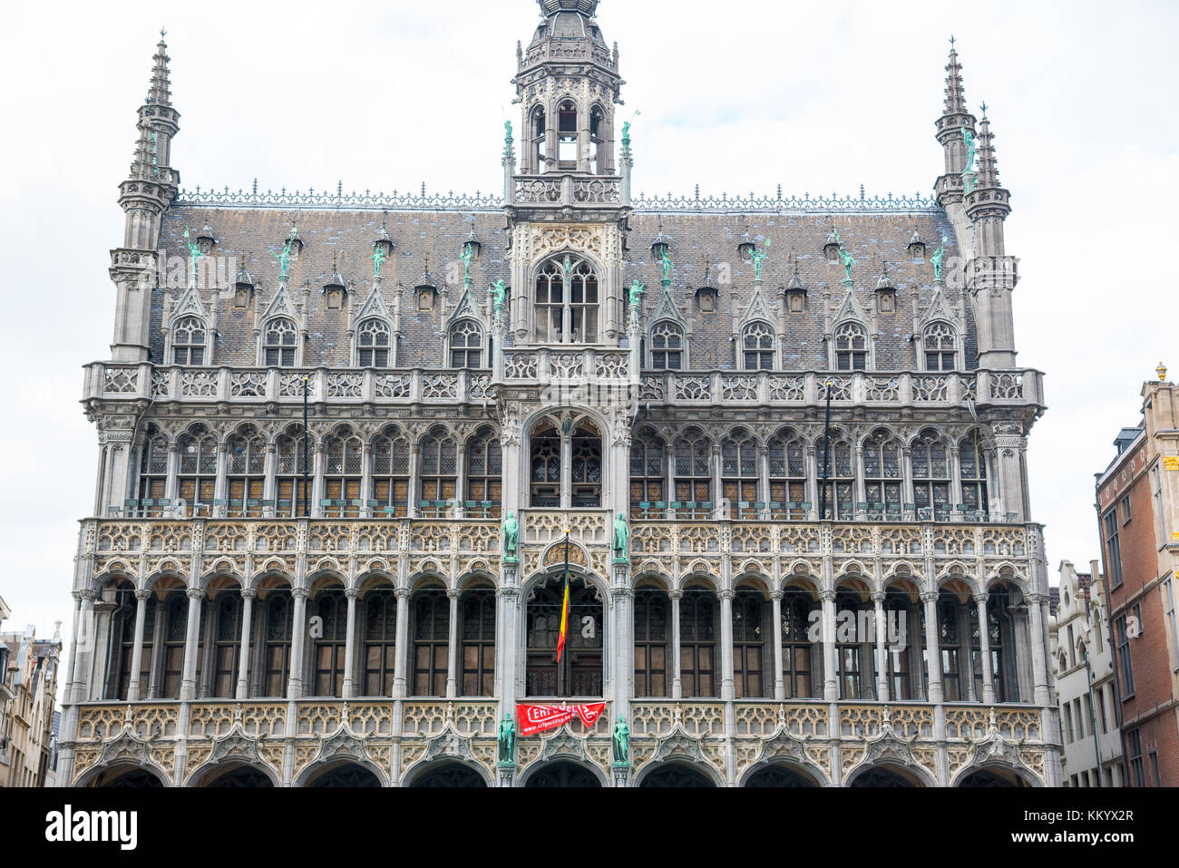 Brussels, Belgium - April 22, 2017: The Museum of the City of Brussels is a museum on the Grand Place in Brussels, Belgium. Stock Photo