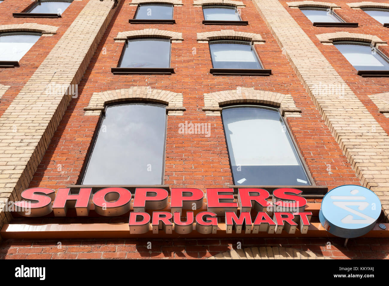 Toronto, Canada - Oct 21, 2017: Shoppers Drug Mart store in the city of Toronto, Canada Stock Photo