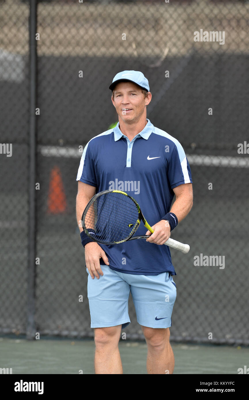 BOCA RATON, FL NOVEMBER 18 Shawn Hatosy playing Tennis at The Boca