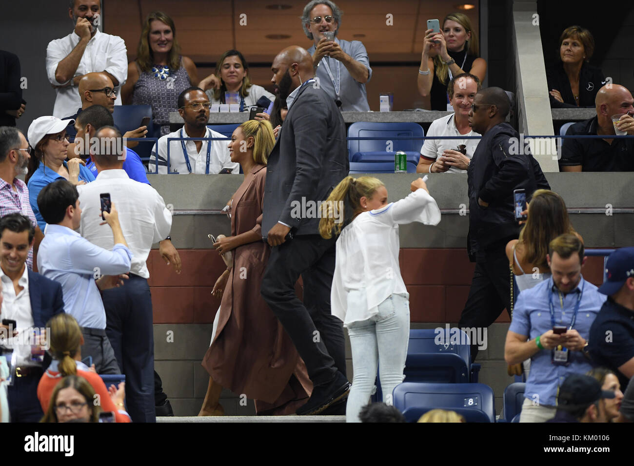 NEW YORK, NY - SEPTEMBER 01: Jay Z, Beyonce on Day four of the 2016 US ...