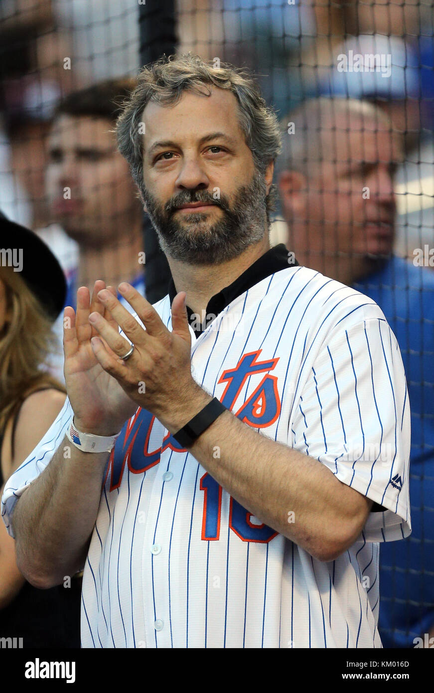 NEW YORK, NY AUGUST 02 Judd Apatow was joined by his wife Leslie