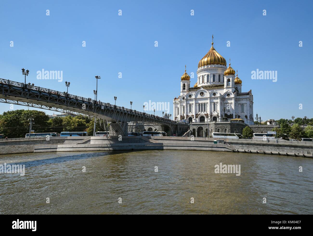 The Cathedral of Christ the Savior in Moscow, Russia Stock Photo