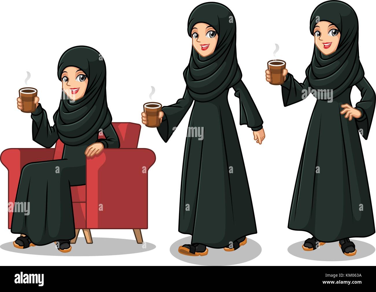 Set of Arab businesswoman in black dress cartoon character design making a break relaxing with holding drinking a coffee tea Stock Vector Image & Art - Alamy Set of Arab businesswoman in black dress cartoon character design making a break relaxing with holding drinking a coffee tea Stock Vector Image & Art - Alamy
