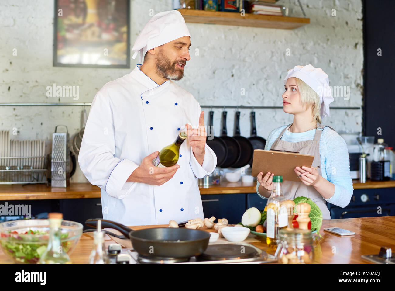 Participating in Cooking Stock Photo Alamy