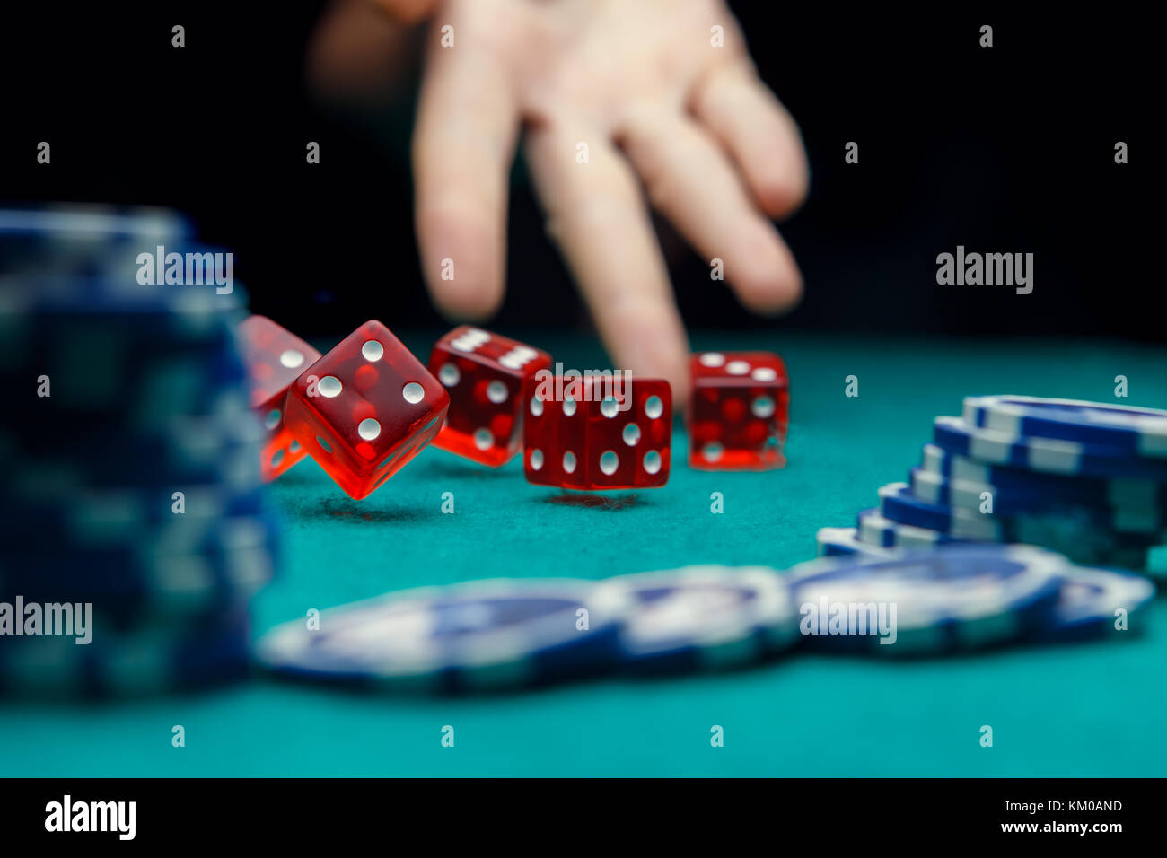 Man throwing dice hires stock photography and images Alamy