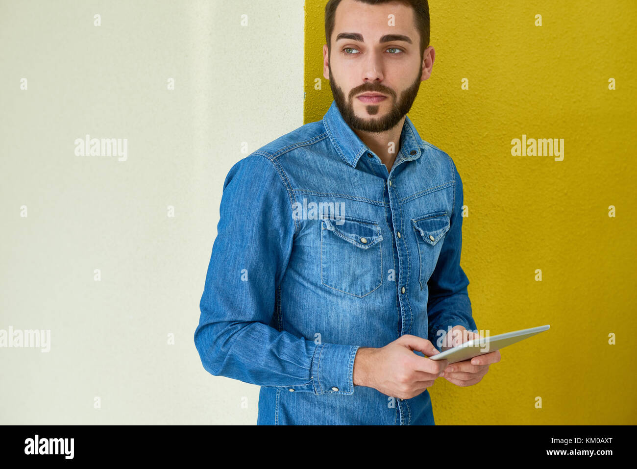 Portrait of Handsome Designer Stock Photo