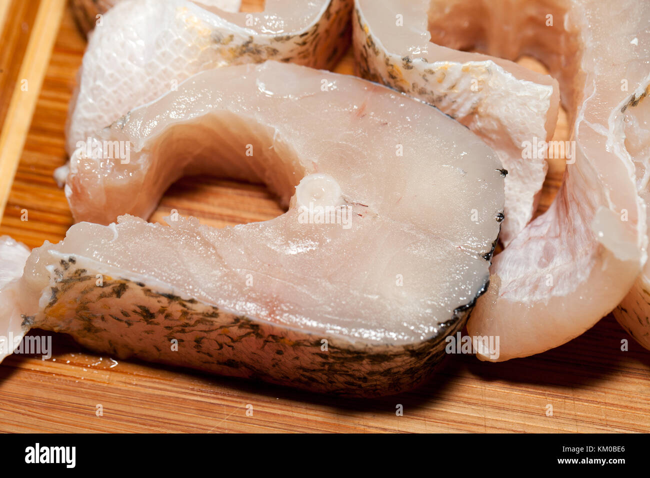 Raw Fish Example Piece of fresh raw fish. The healthy diet Stock Photo - Alamy