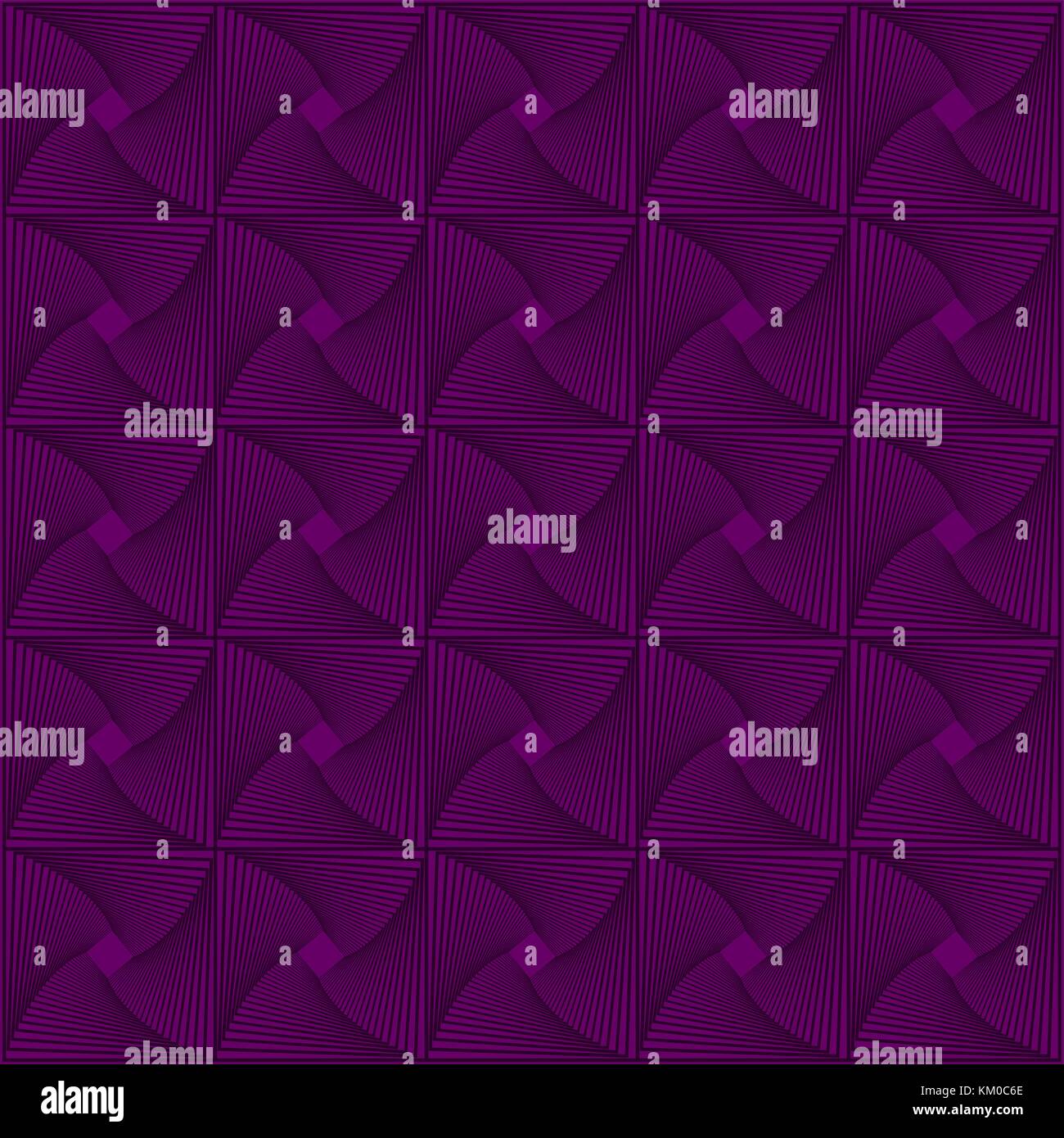 Dark purple abstract back ground of squares Stock Vector