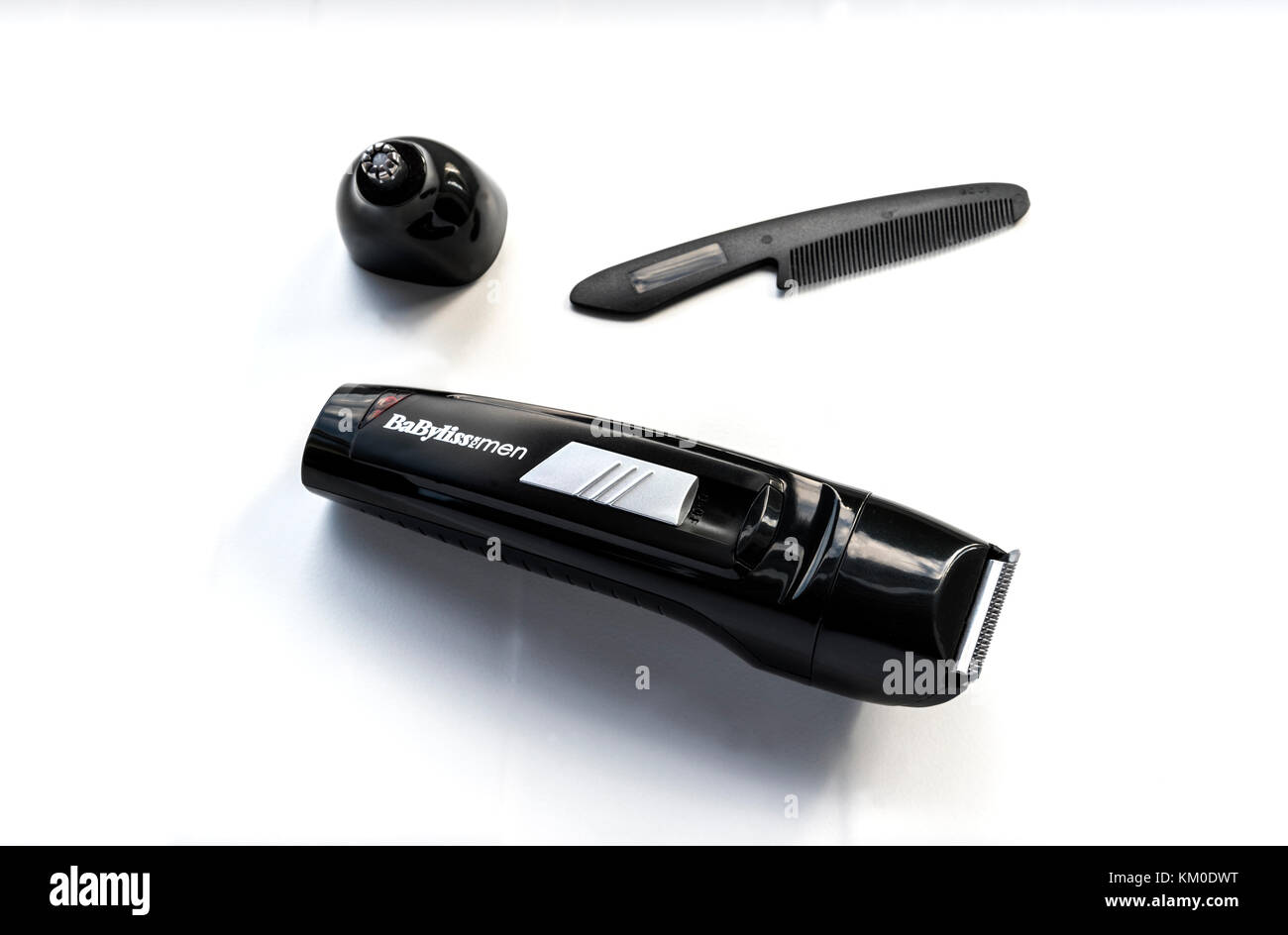 Babyliss men beard and body trimmer, personal grooming. Stock Photo