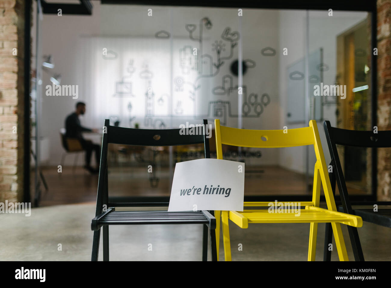 Young company hiring Stock Photo Alamy