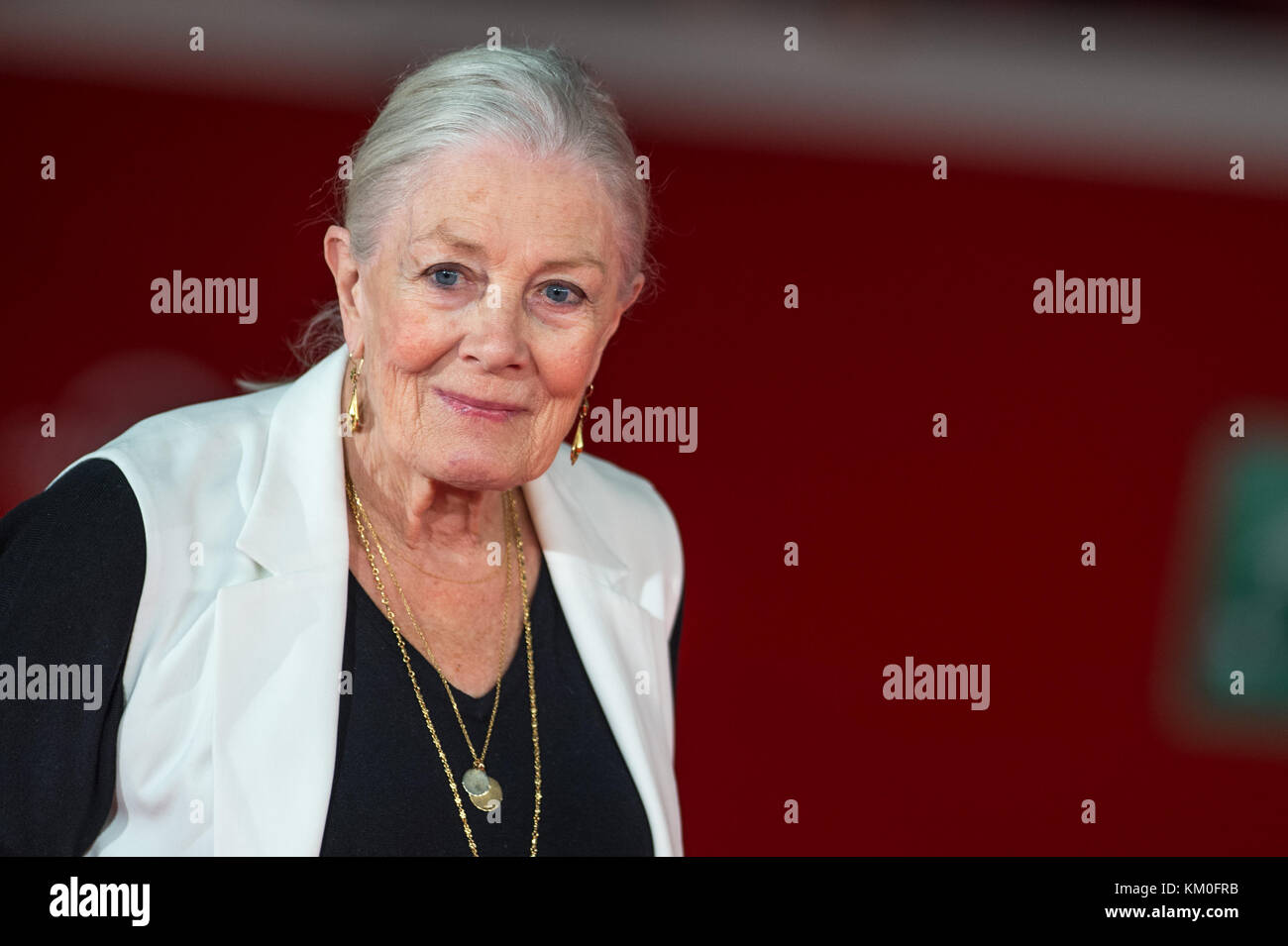 British actress Vanessa Redgrave on the red carpet during the 12th Rome Film Festival at the Auditorium Parco Della Musica in Rome, Italy.  Featuring: Vanessa Redgrave Where: Rome, Italy When: 02 Nov 2017 Credit: WENN.com Stock Photo