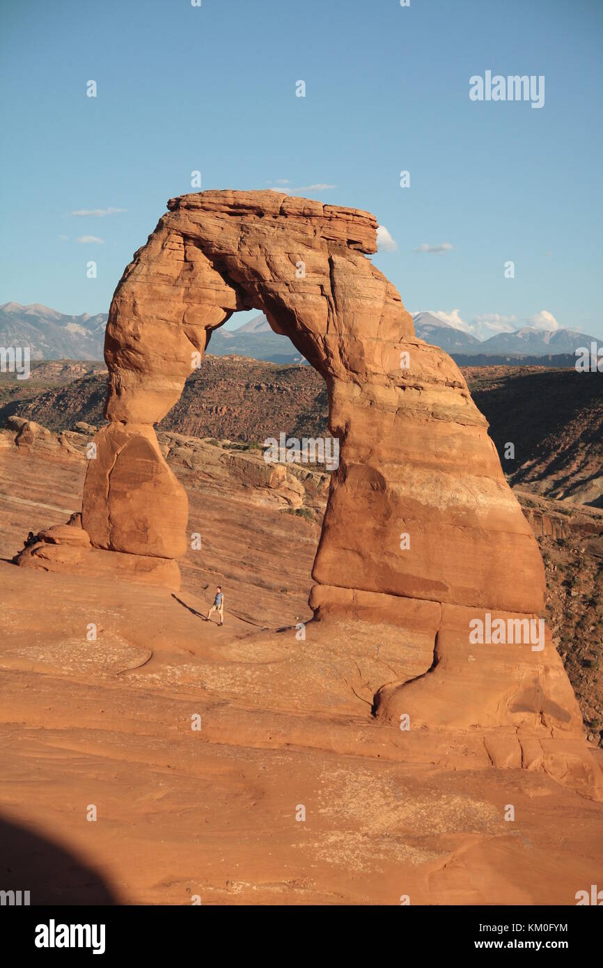 Delicate Arch, the most famous natural arch in Arches National Park