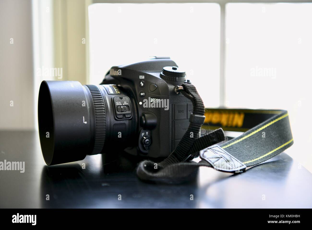 Nikon D7200 dslr camera with 50mm Nikkor lens Stock Photo - Alamy