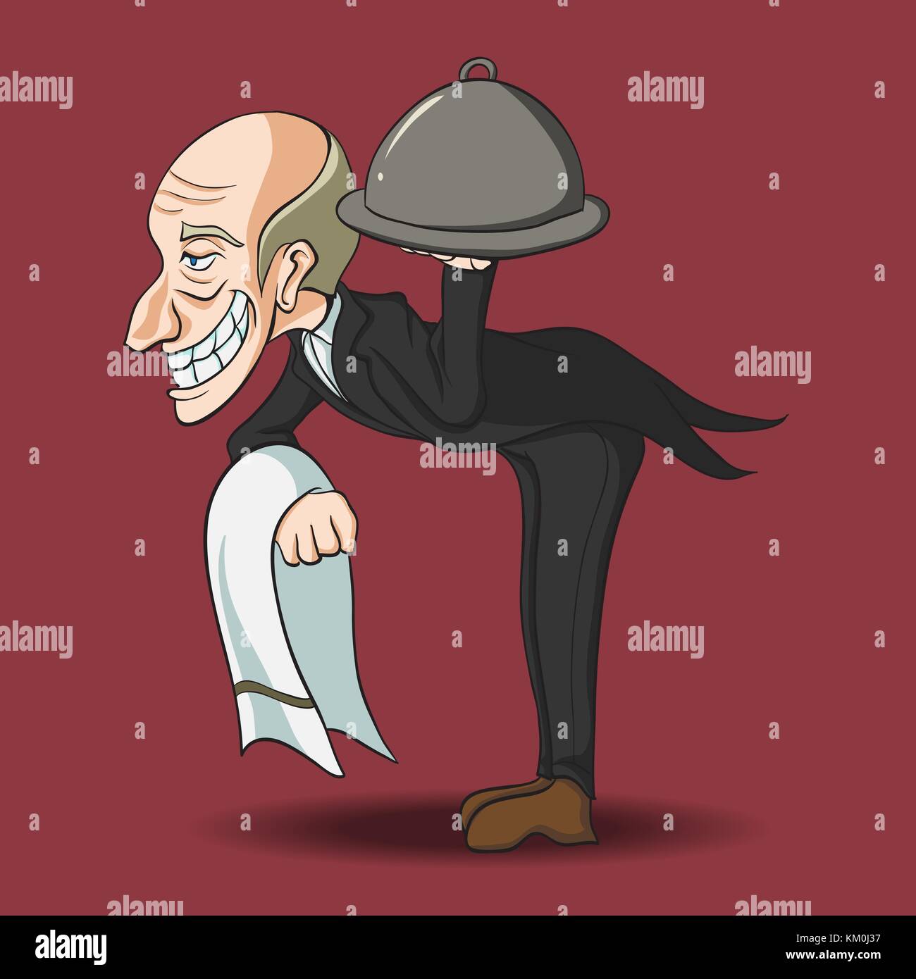 Clip art waiter hi-res stock photography and images - Alamy