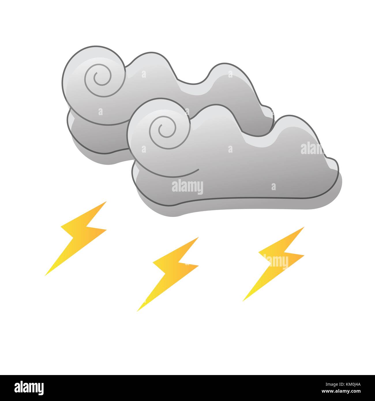 Windy stormy weather snow Cut Out Stock Images & Pictures - Alamy