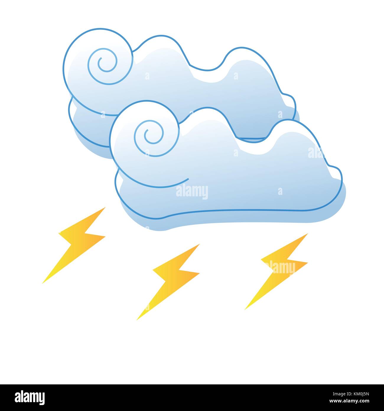 Windy stormy weather snow Cut Out Stock Images & Pictures - Alamy
