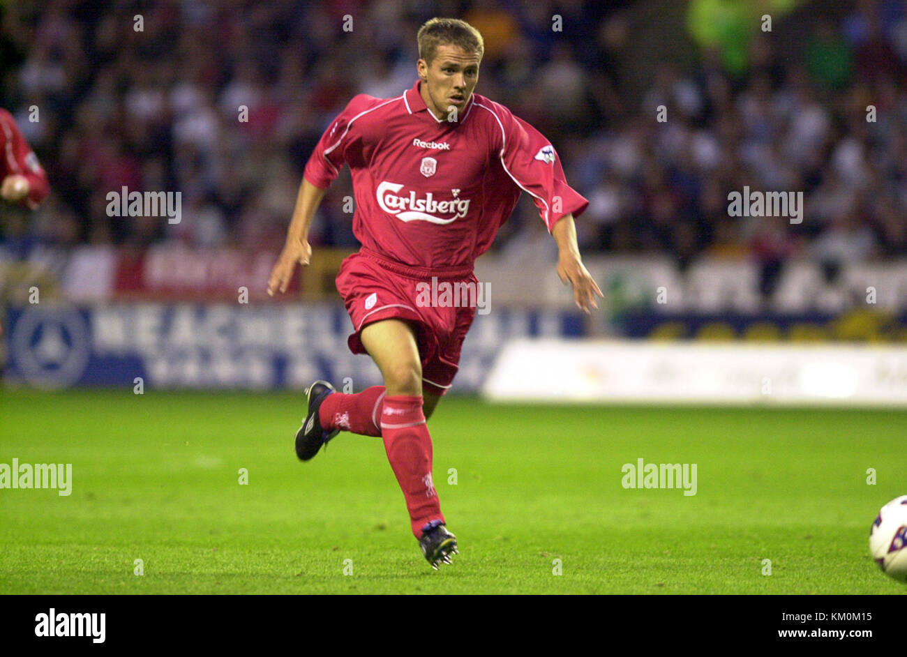 Liverpool footballer Michael Owen 3/8/01 Stock Photo