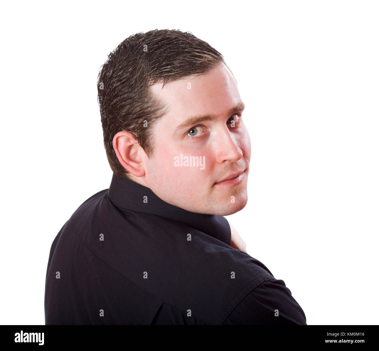 portrait of cheerful Business man isolated on white Stock Photo - Alamy