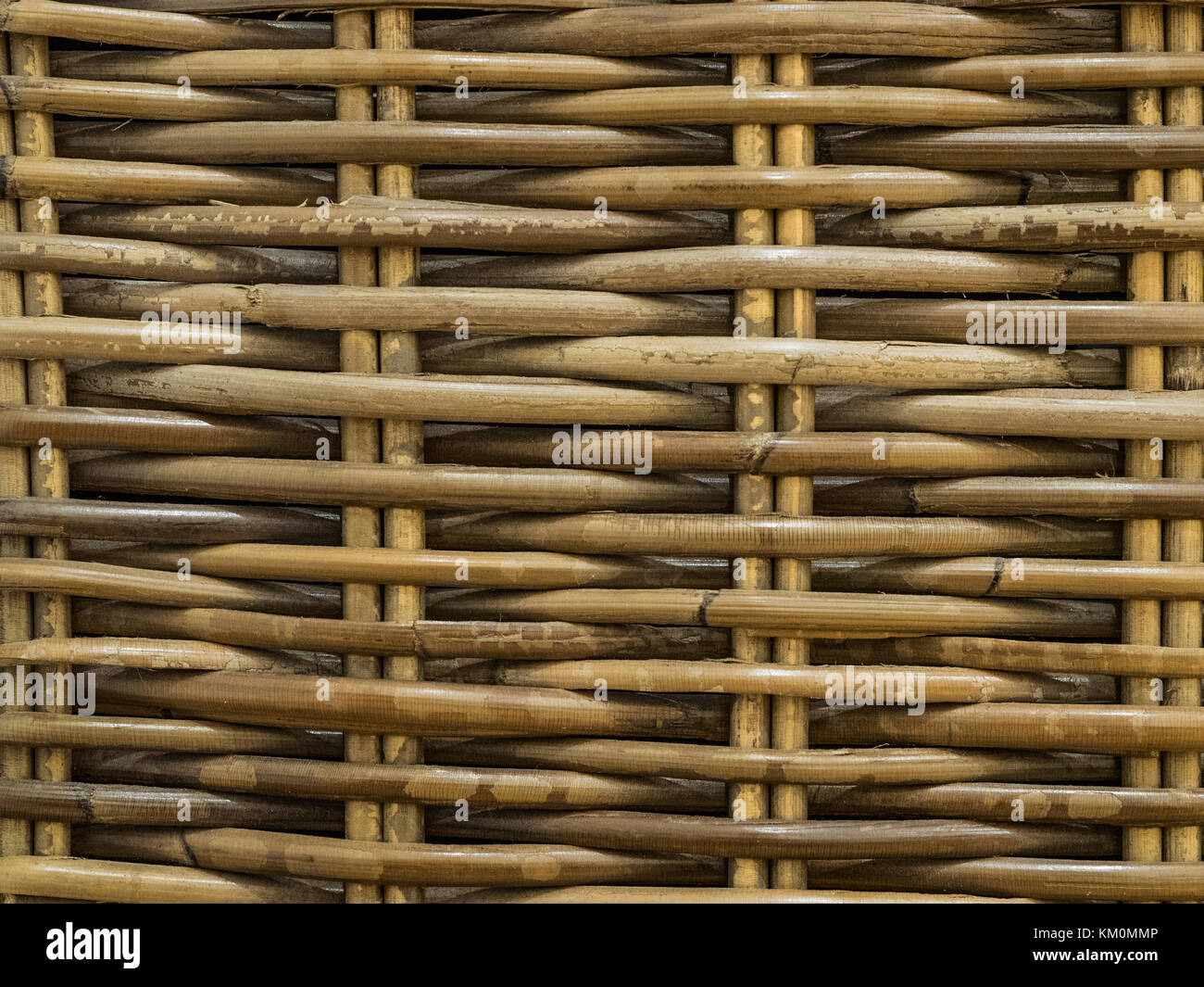 macro detail of a braided chest Stock Photo