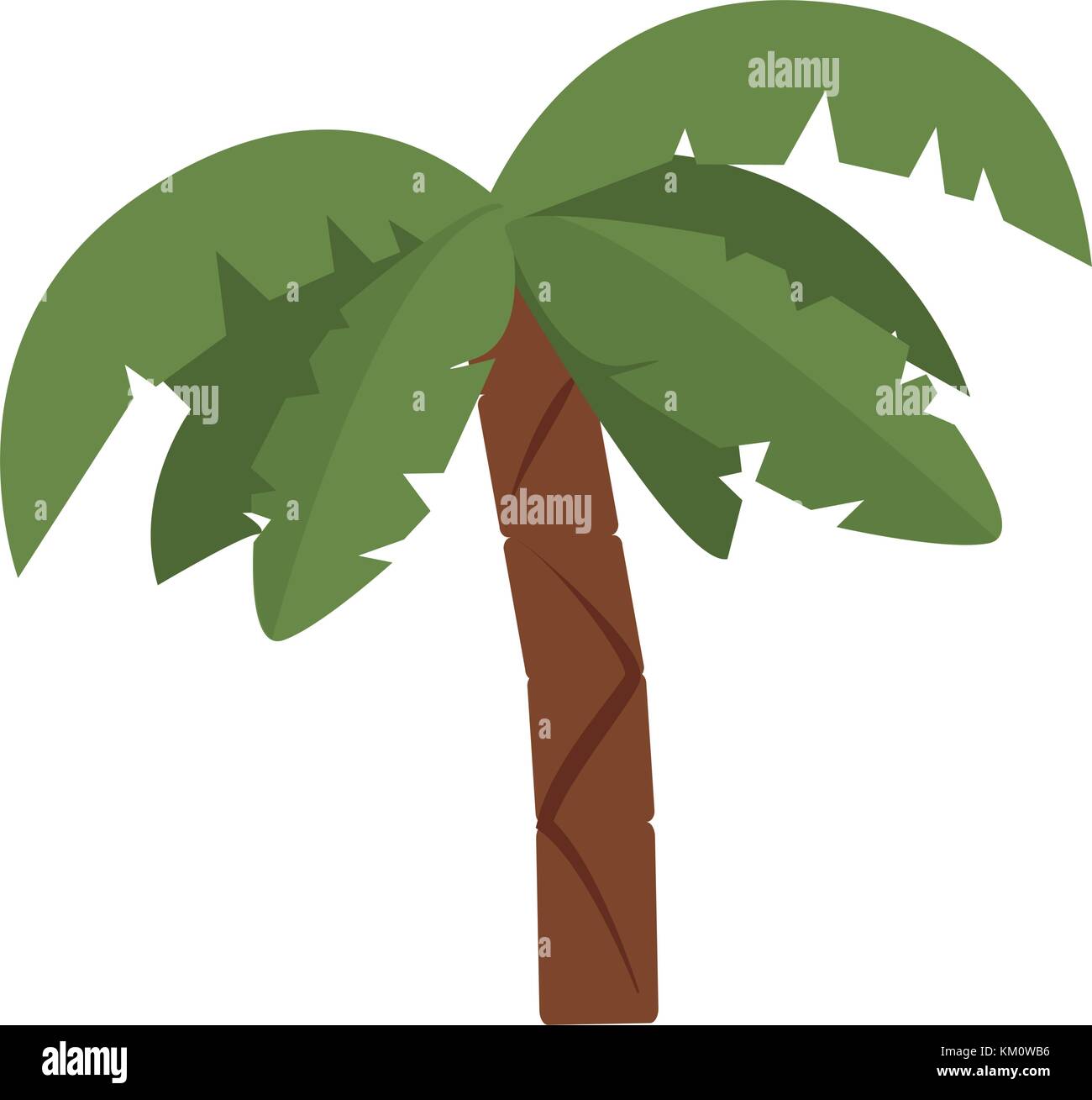 Palm tree isolated Stock Vector Image & Art - Alamy