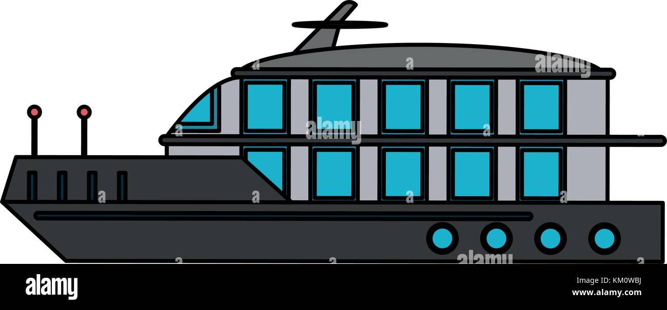 Luxury yacht isolated Stock Vector Image & Art - Alamy