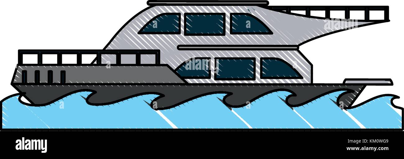 Luxury yacht isolated Stock Vector Image & Art - Alamy