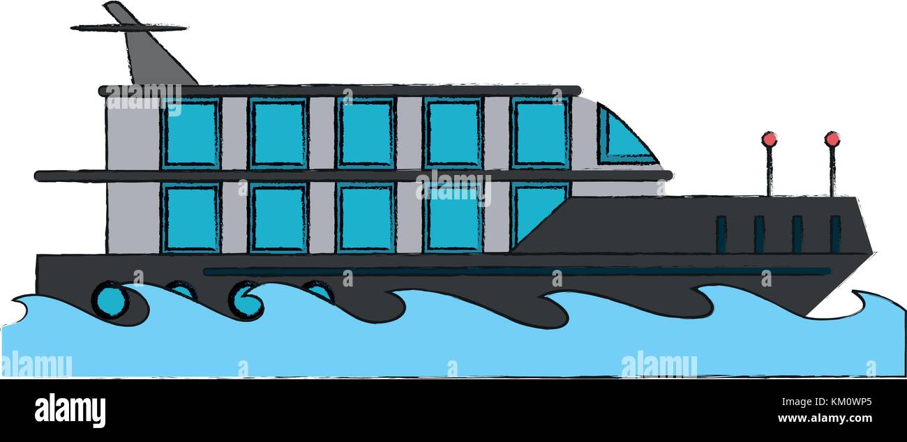 Luxury yacht isolated Stock Vector Image & Art - Alamy