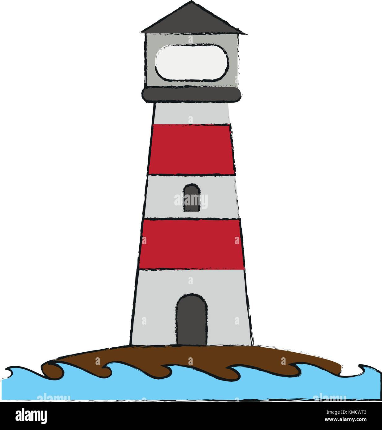 Lighthouse navigation symbol Stock Vector Image & Art - Alamy