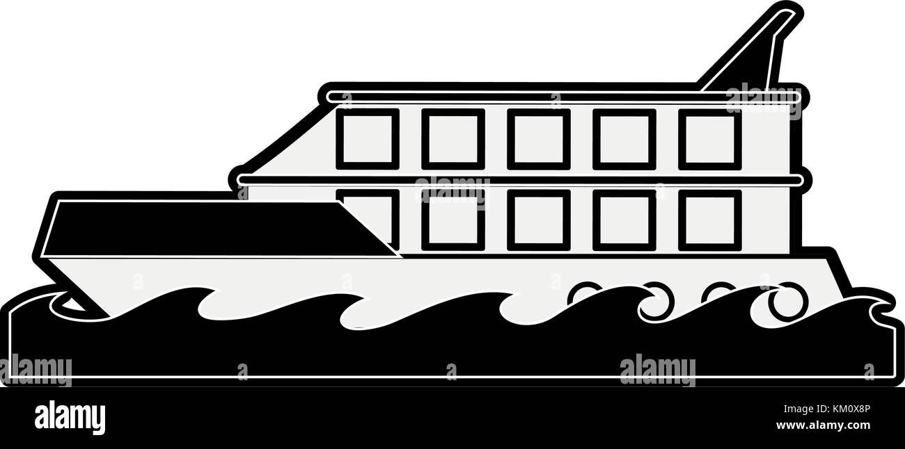 Luxury yacht isolated Stock Vector Image & Art - Alamy