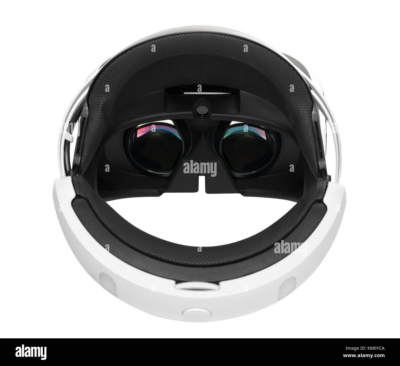 Virtual reality helmet, on white background isolated Stock Photo