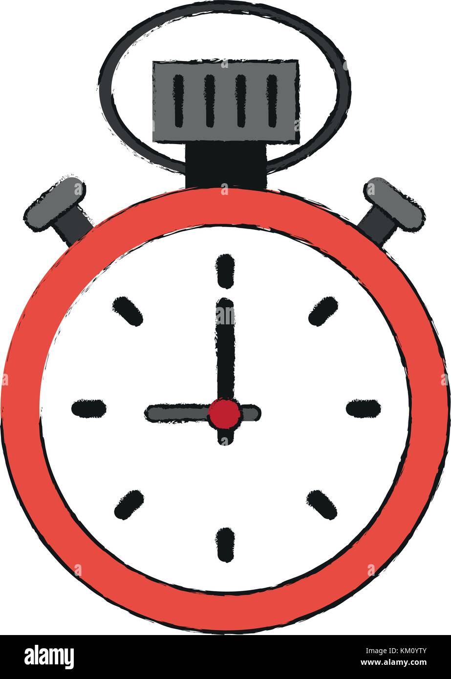 Classic sport chronometer Stock Vector Image & Art - Alamy